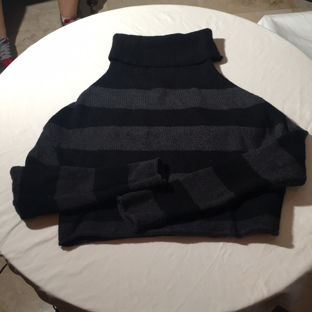 Black turtle neck